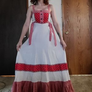HTF Vintage Gunne Sax prairie dress
